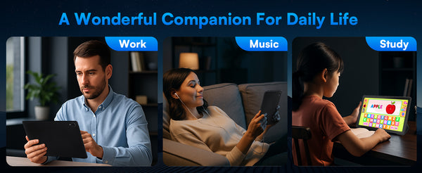 URAO C109L 10-Inch Android 15 Tablet – Powerful Performance with Keyboard & Mouse Set