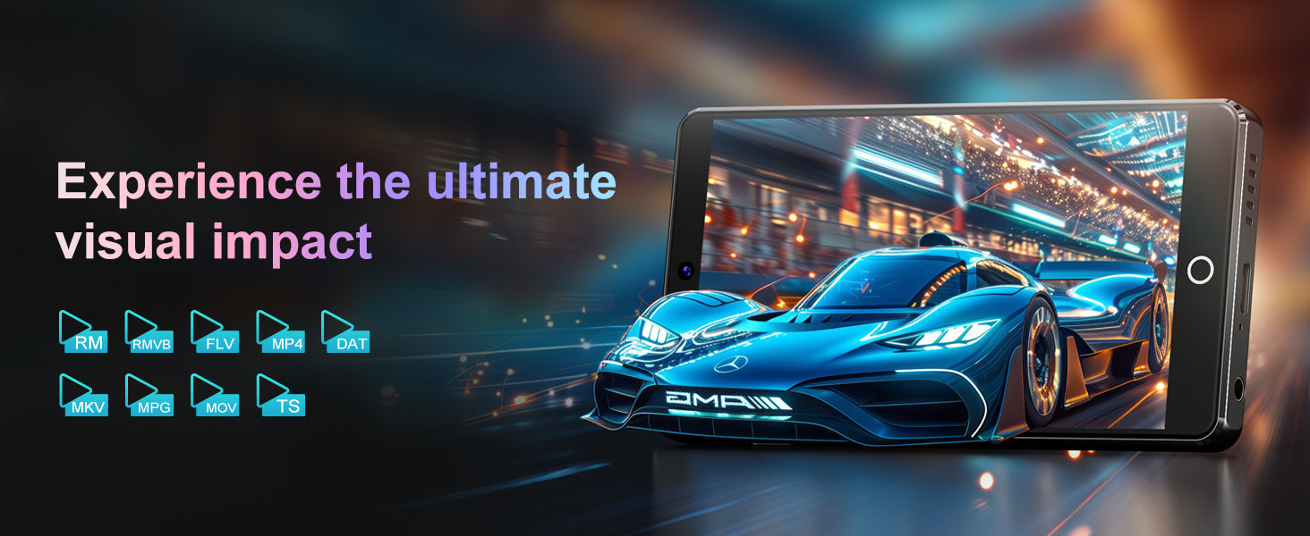 80GB MP3 Player with Bluetooth 5.0 & WiFi