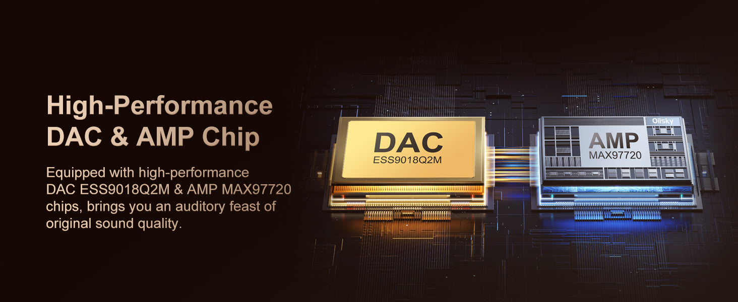 Oilsky Hi-Fi MP3 Player with Bluetooth & WiFi 64GB