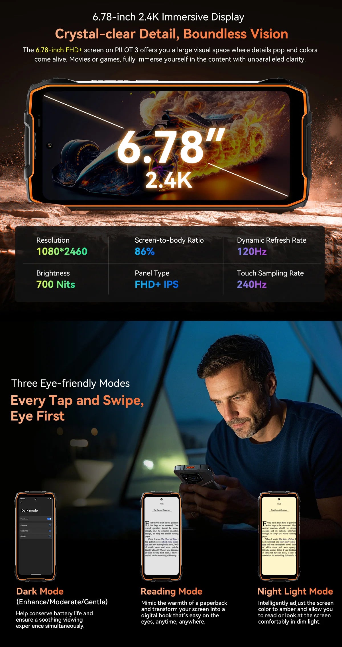 Blackview OSCAL PILOT 3 5G Rugged Smartphone