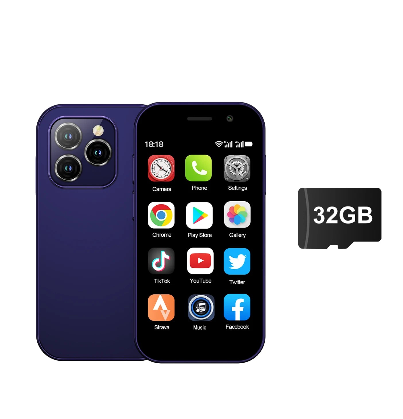 2024 SERVO KING8000 Mini 4G Smartphone