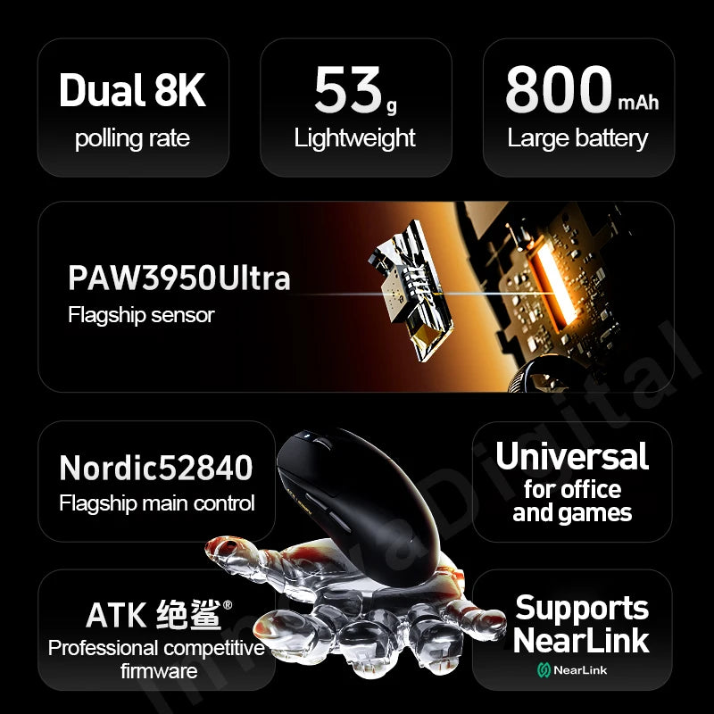 ATK Dragonfly A9 Ultra Wireless Gaming Mouse