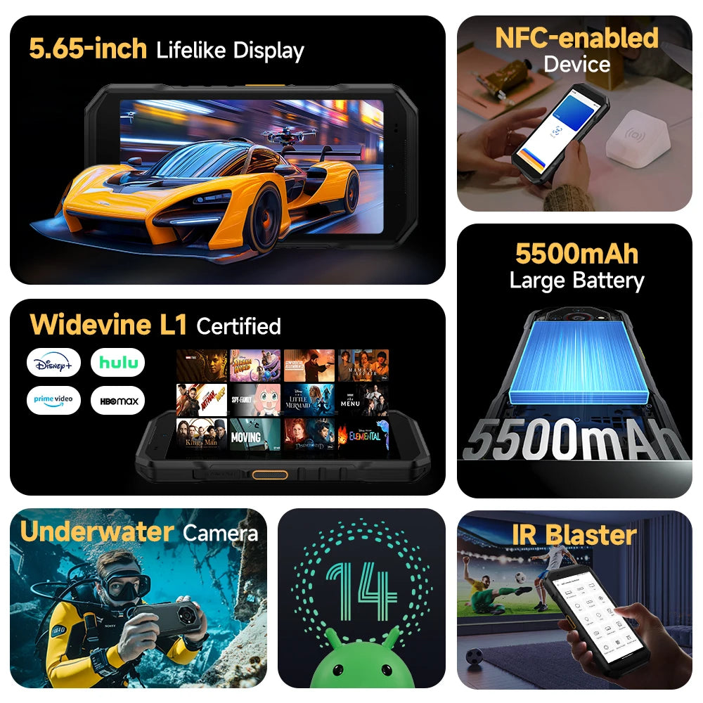 Armor X32 Pro 5G Rugged Android Phone