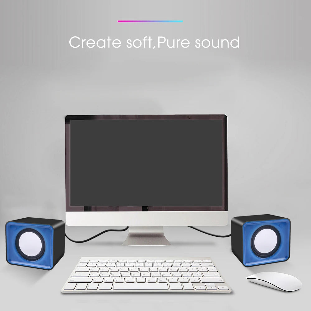 Mini PC Speaker Sound Box for Laptop & Desktop
