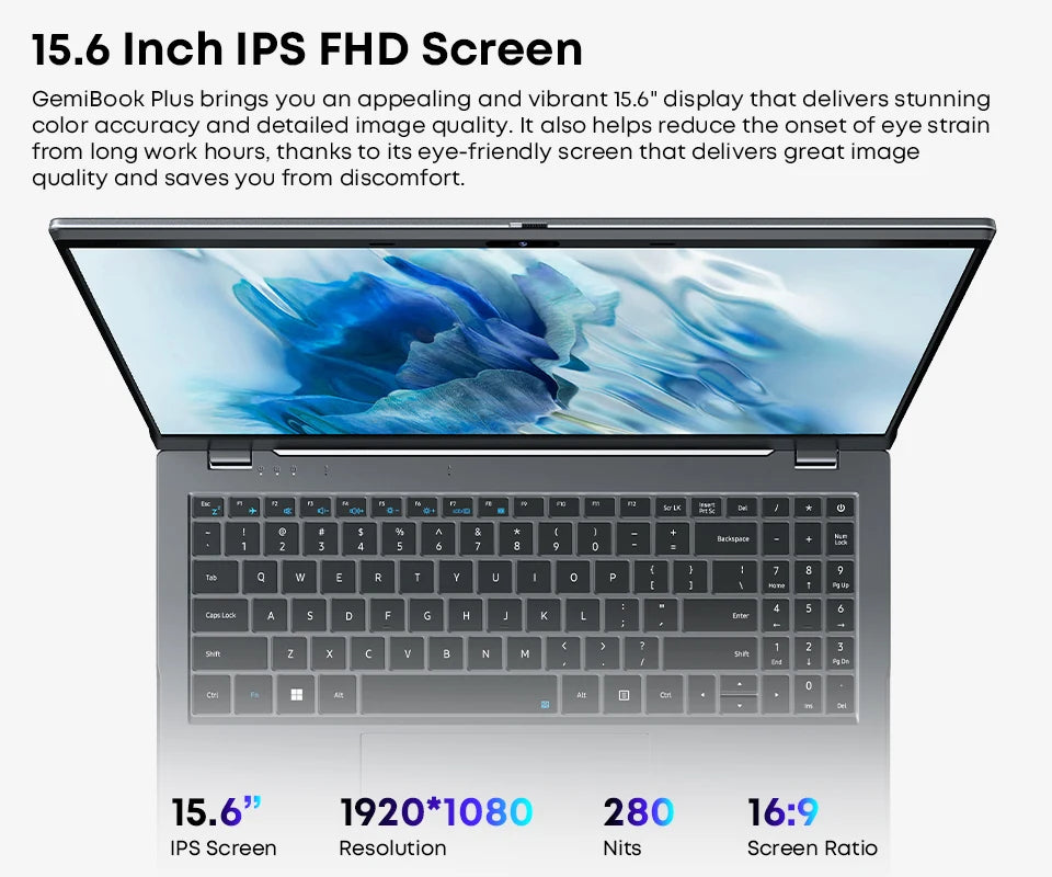 GemiBook Plus 15.6" Laptop