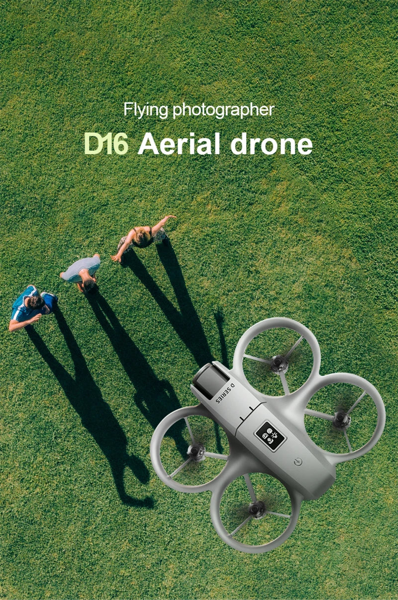 D16 Mini Drone – Dual Camera 8K HD, Obstacle Avoidance UAV