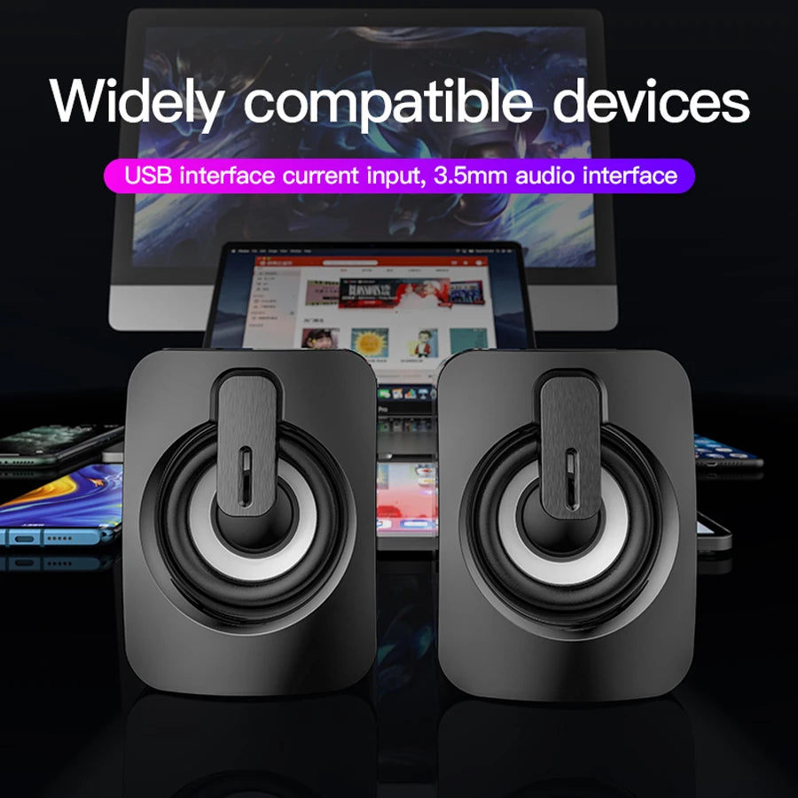 Mini PC Speaker Sound Box for Laptop & Desktop