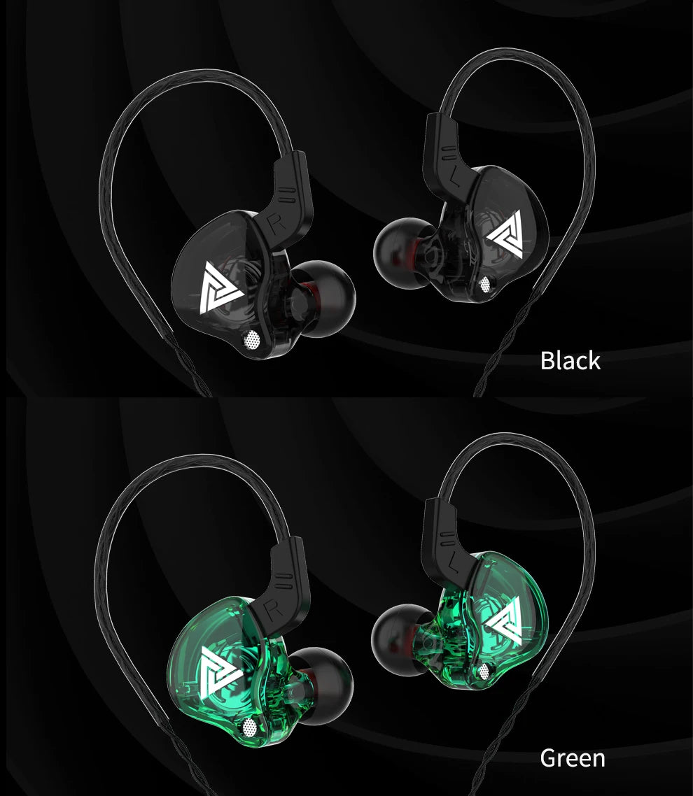 QKZ AK6 In-Ear HiFi Earphones with Mic & Subwoofer Bass