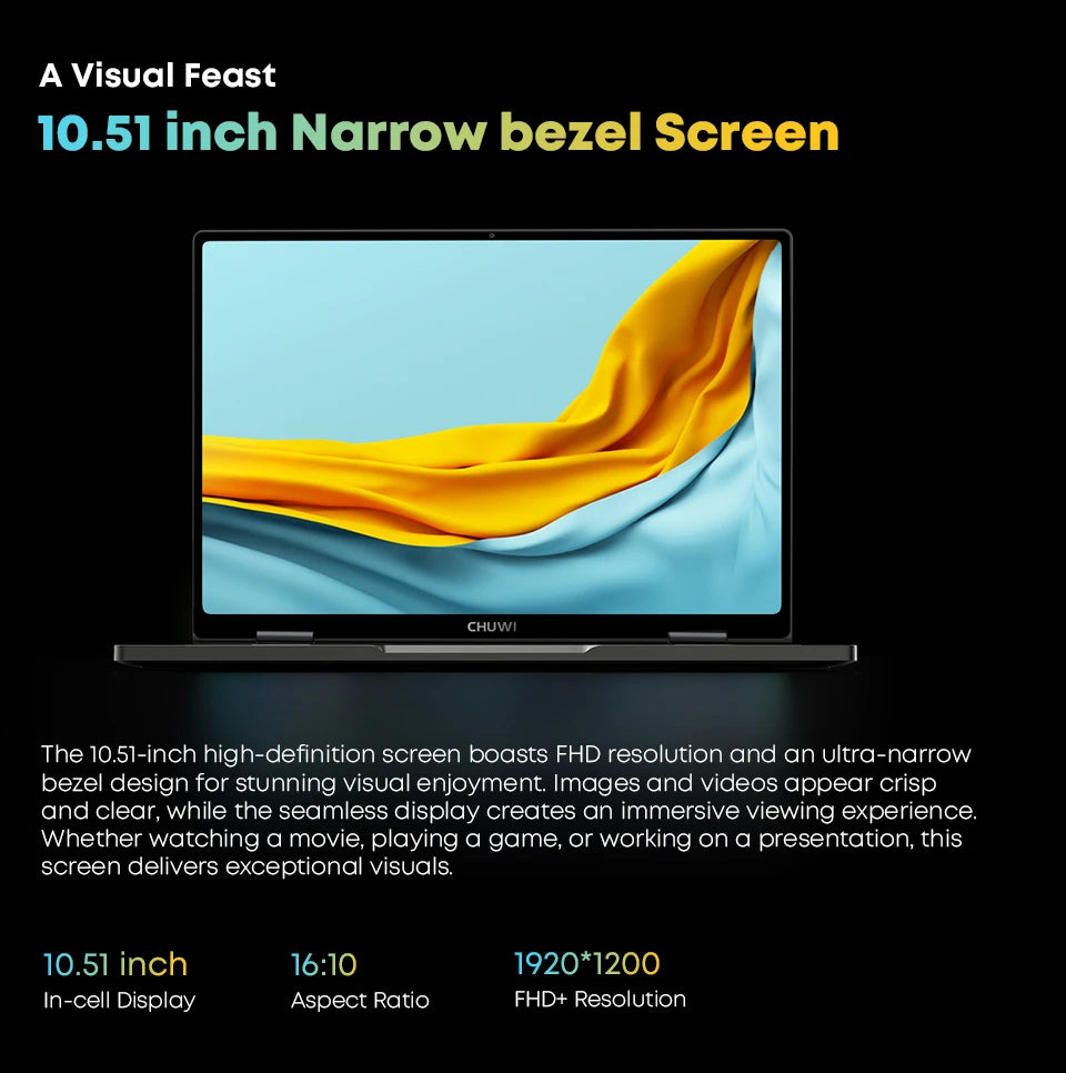 MiniBook X 2-in-1 Laptop Tablet