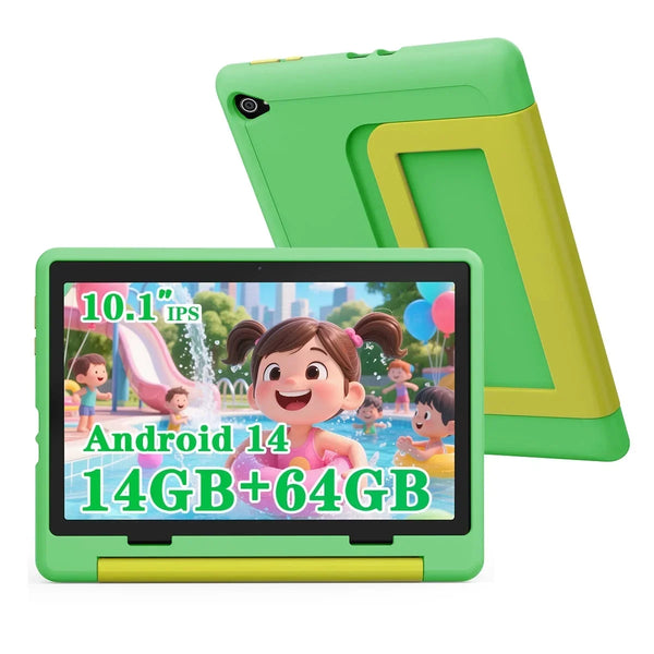 10" Kids Tablet – Android 15, Octa-Core, 14GB RAM, 64GB Storage