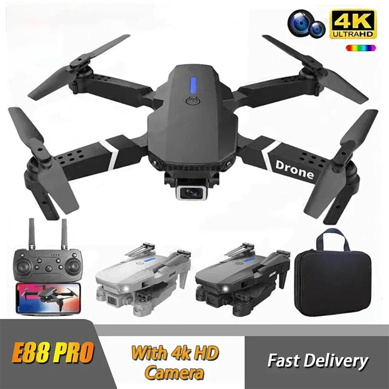 E88Pro RC Drone 4K HD Camera Foldable WiFi FPV