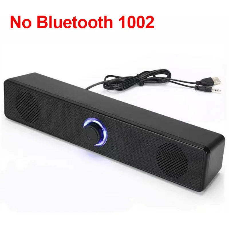 PC Soundbar Bluetooth Speaker – Wired & Wireless