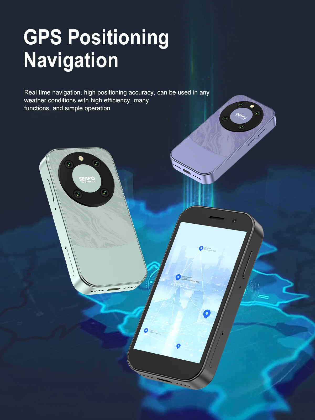 9000 Mini Smartphone – 3.0" HD, Android 10, 4G LTE