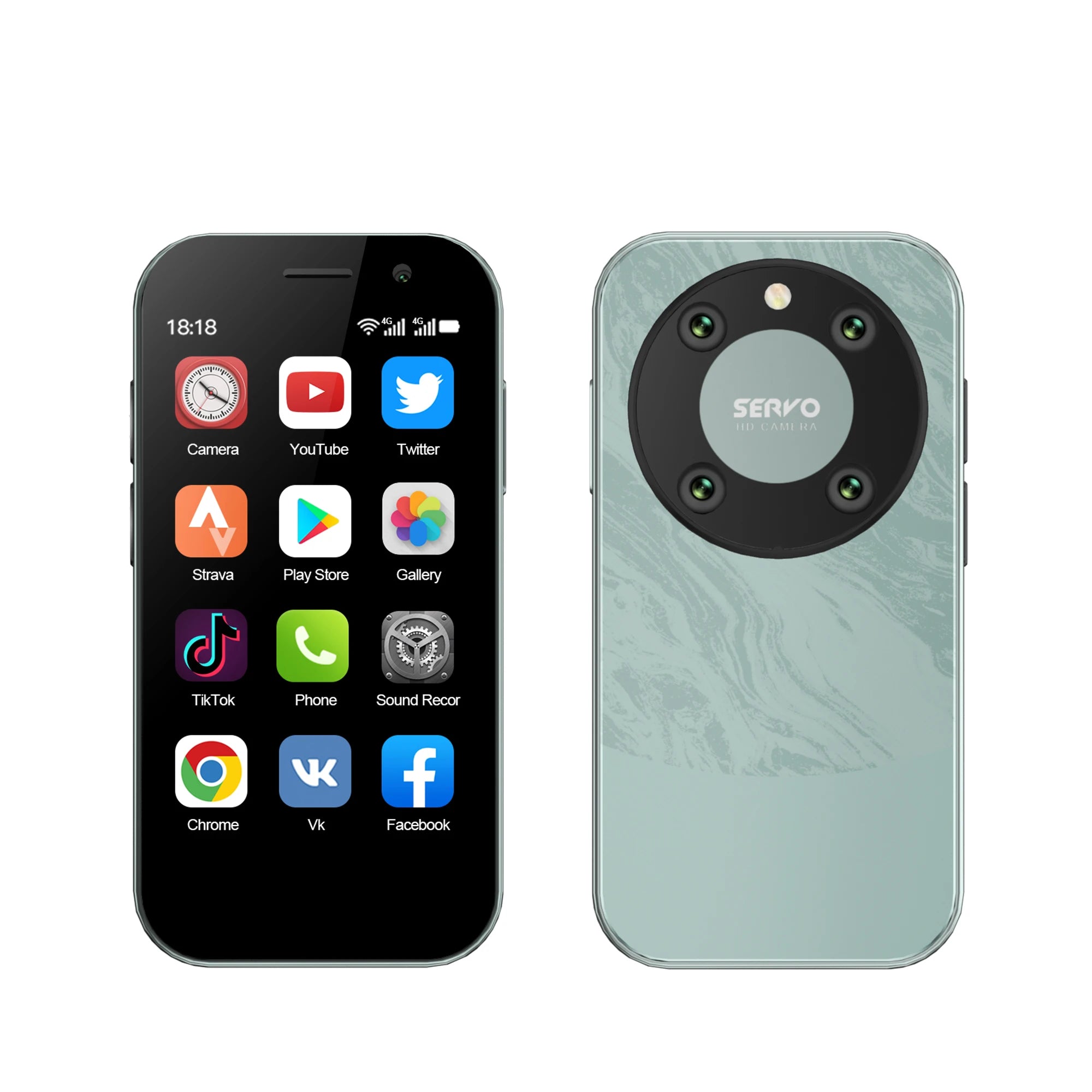 9000 Mini Smartphone – 3.0" HD, Android 10, 4G LTE