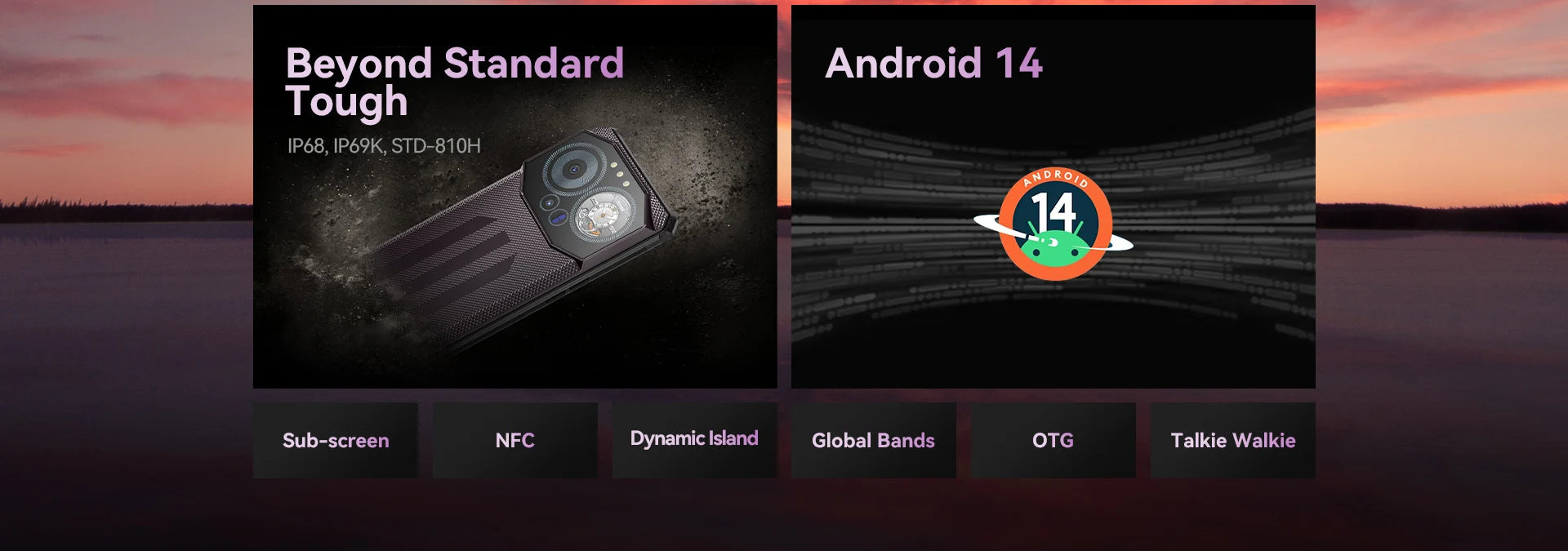 IIIF150 B3 Pro 5G Rugged Smartphone Dual Display