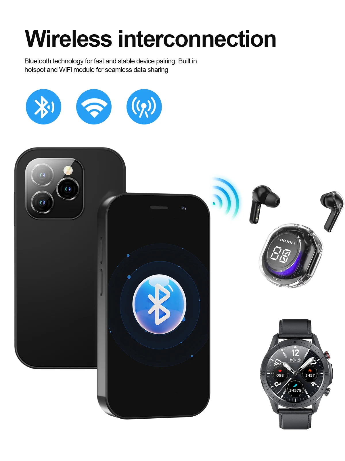 2024 SERVO KING8000 Mini 4G Smartphone