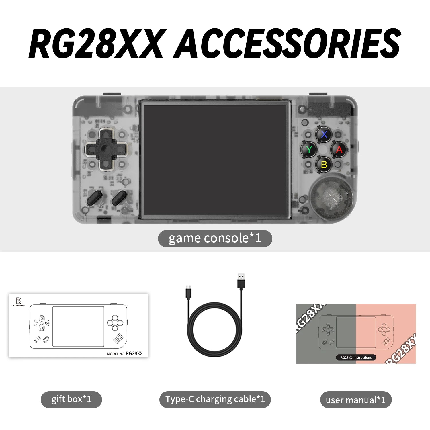 ANBERNIC RG28XX Handheld Game Console
