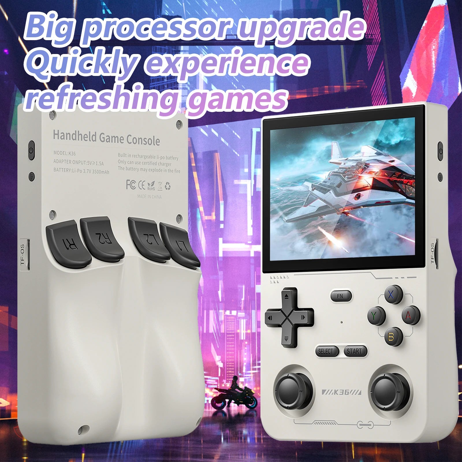 GAMINJA K36 Handheld Game Console 64GB