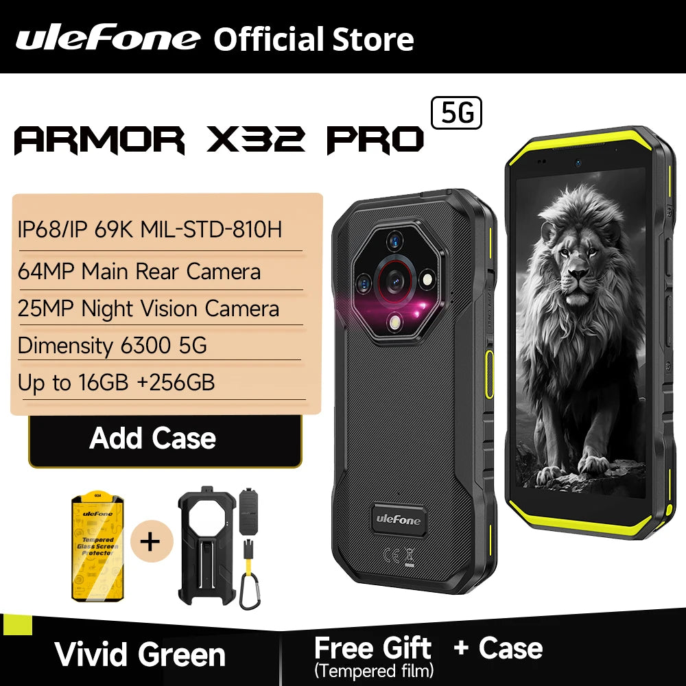 Armor X32 Pro 5G Rugged Android Phone