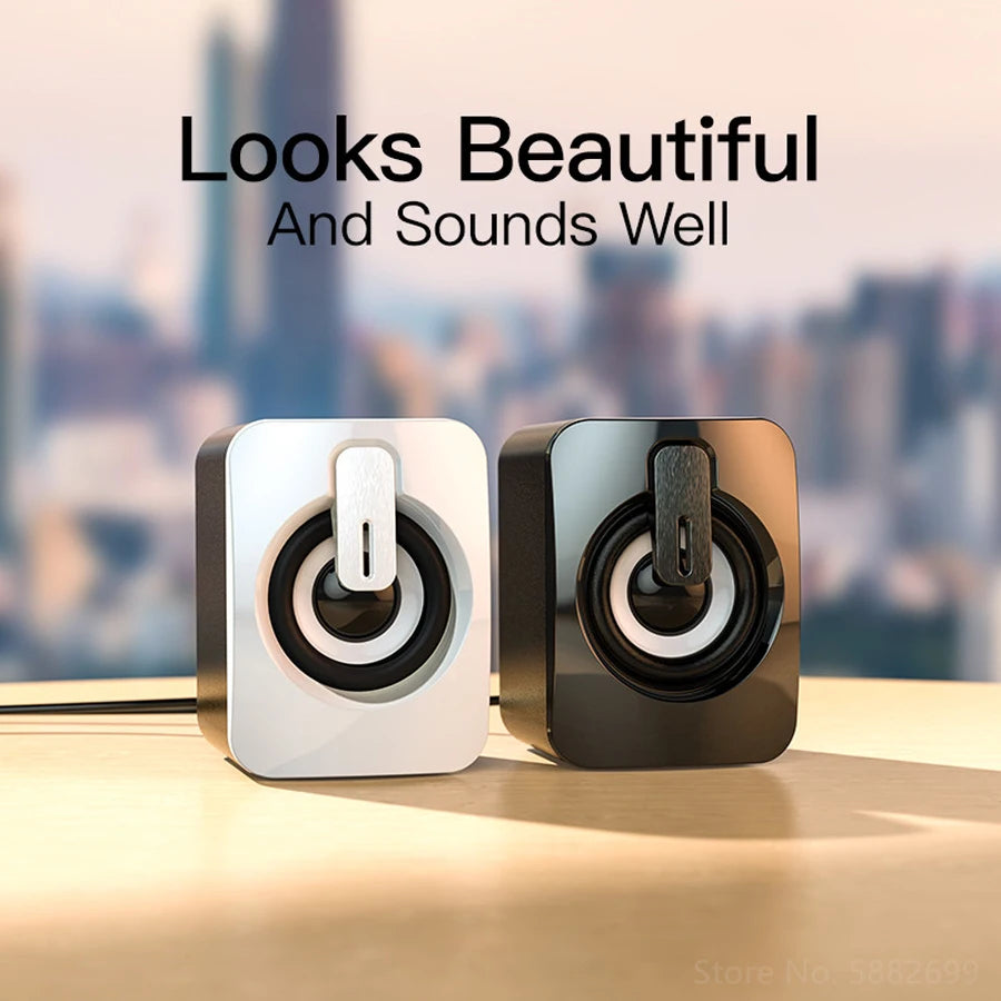 Mini PC Speaker Sound Box for Laptop & Desktop