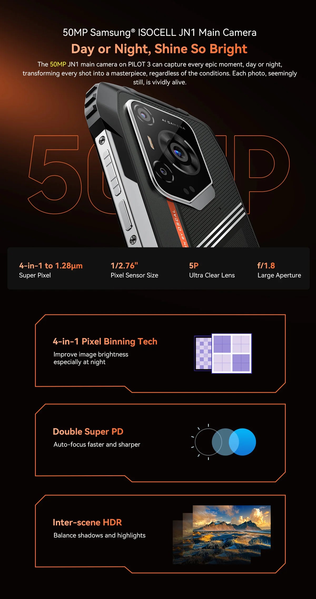 Blackview OSCAL PILOT 3 5G Rugged Smartphone