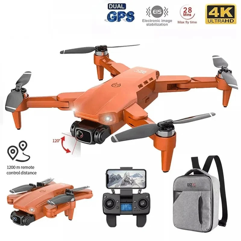 L900 Pro 4K GPS Drone – Dual Camera, Brushless Foldable Quadcopter