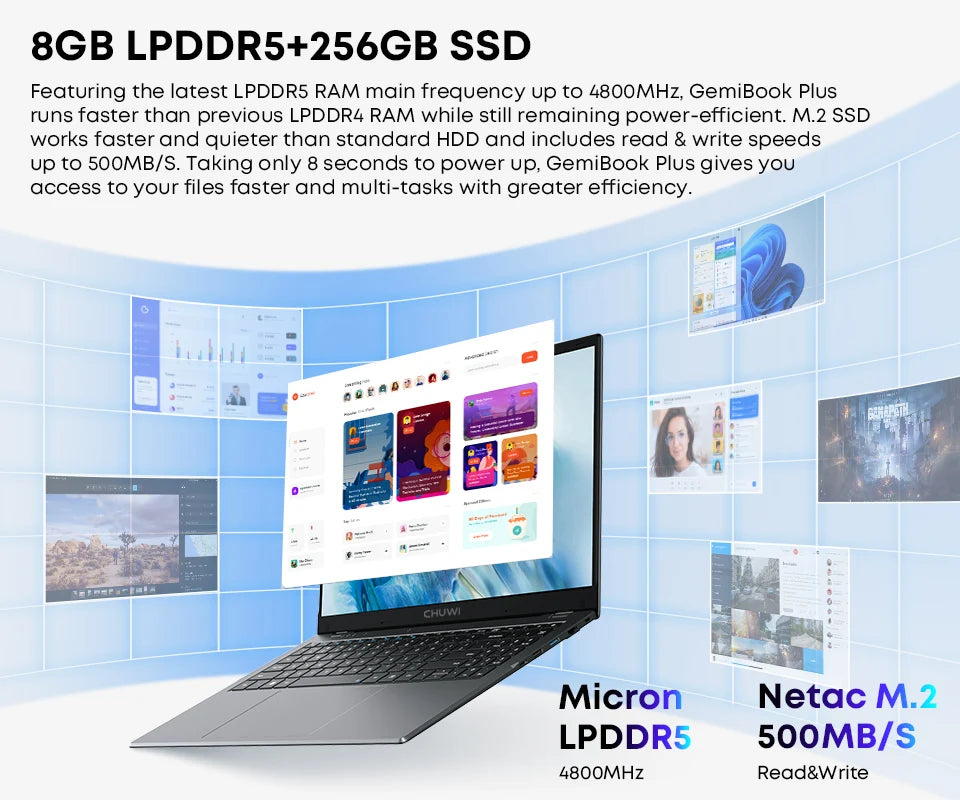 GemiBook Plus 15.6" Laptop