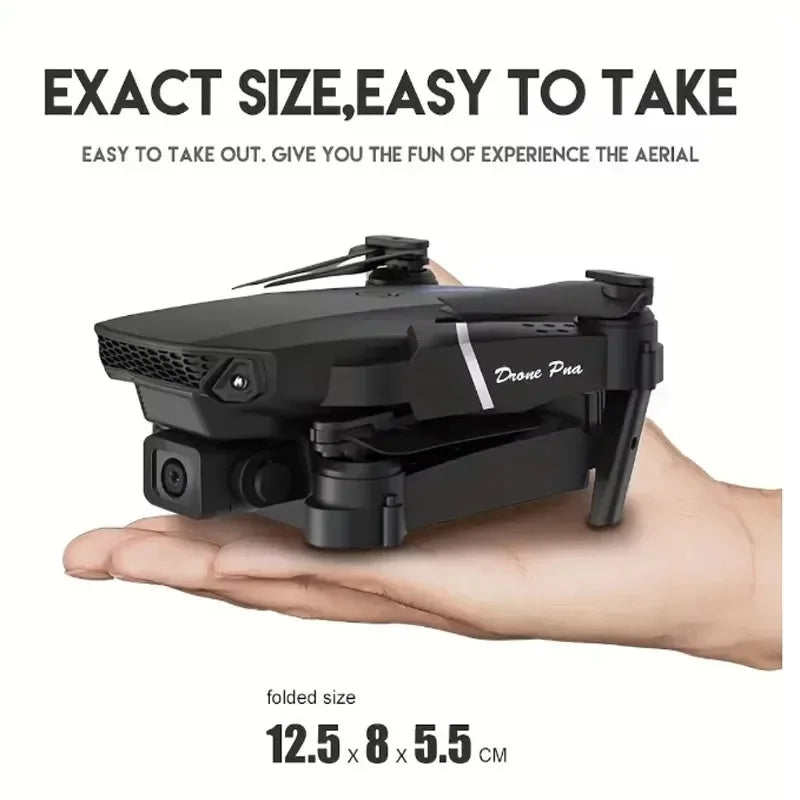2024 E88Pro 4K RC Drone – Foldable WiFi FPV Quadcopter with 3 Batteries
