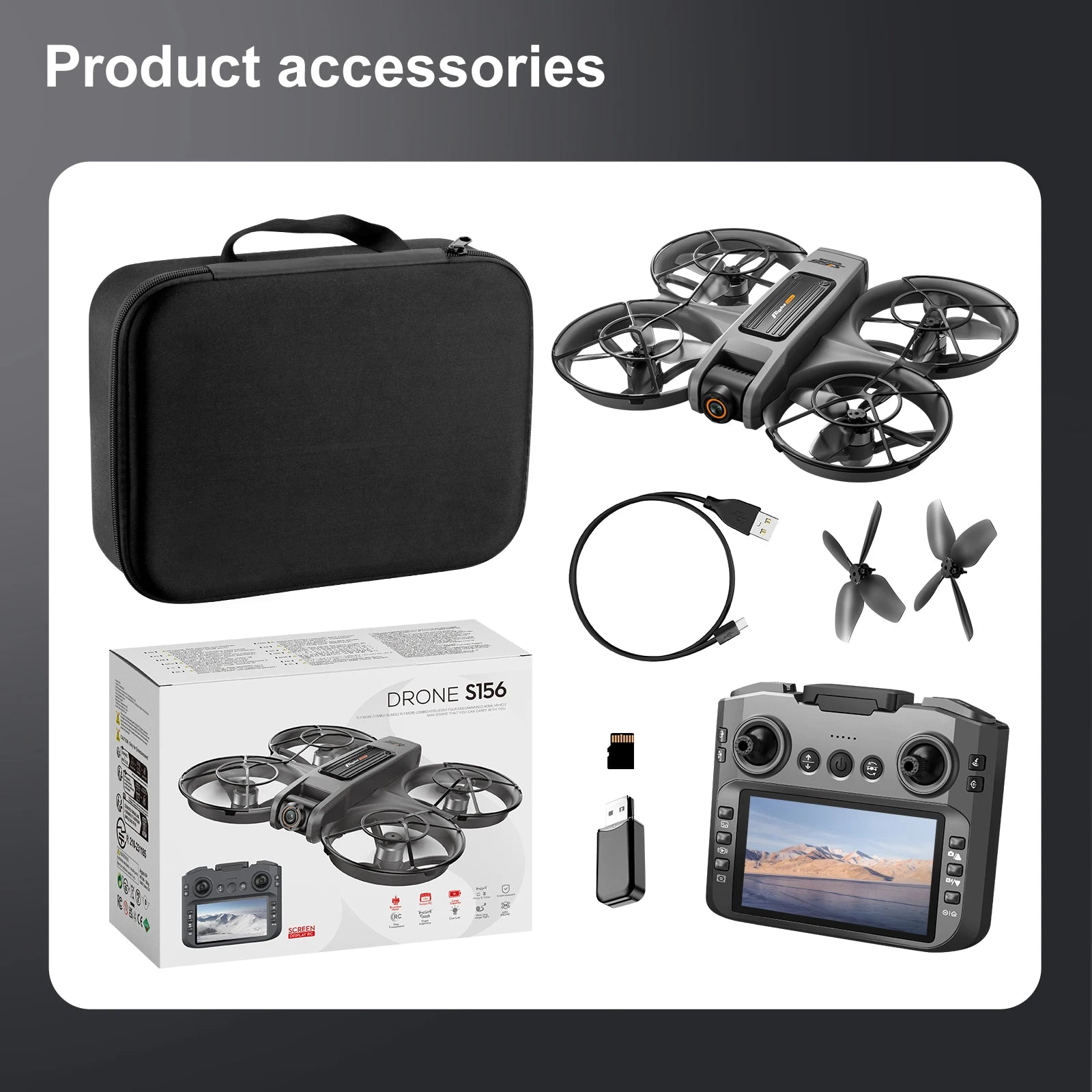 S156 RC Drone – 8K HD Dual Camera, 5G WiFi Quadcopter