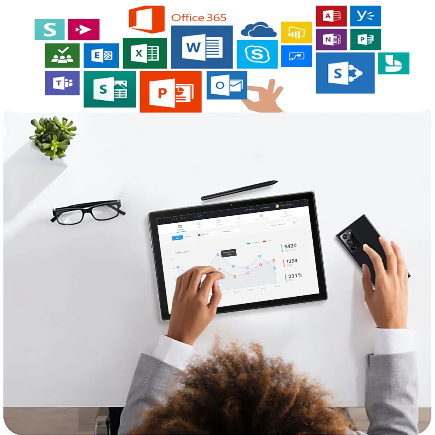 10.1" Android 13 Tablet – Octa-Core, Dual SIM, 4GB RAM, 64GB Storage