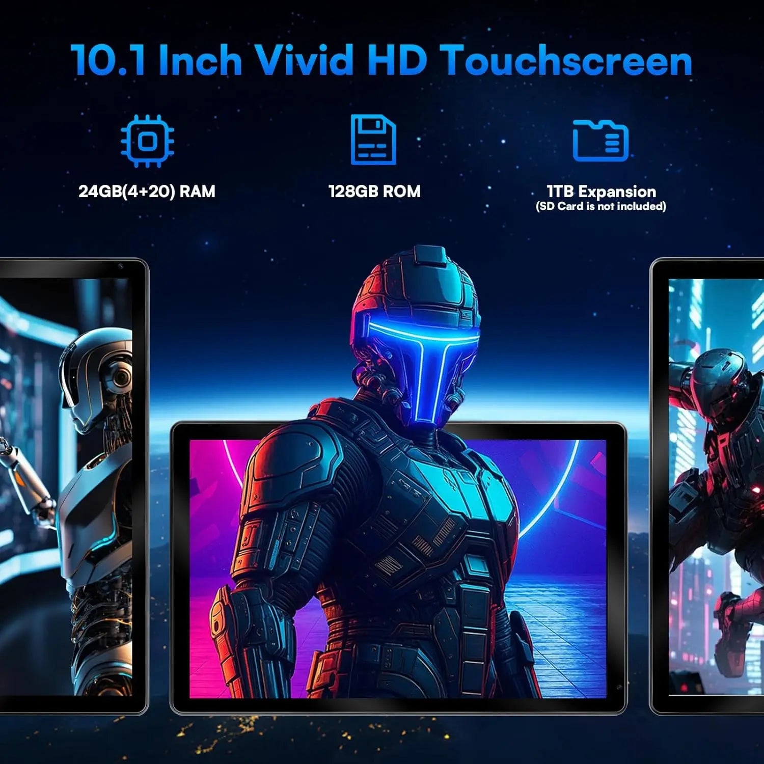 URAO C109L 10-Inch Android 15 Tablet – Powerful Performance with Keyboard & Mouse Set