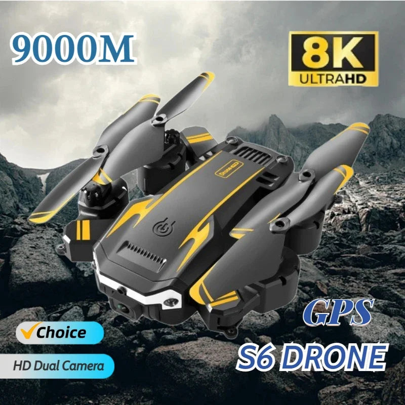 S6 RC Drone G6 – 8K HD Camera, Obstacle Avoidance