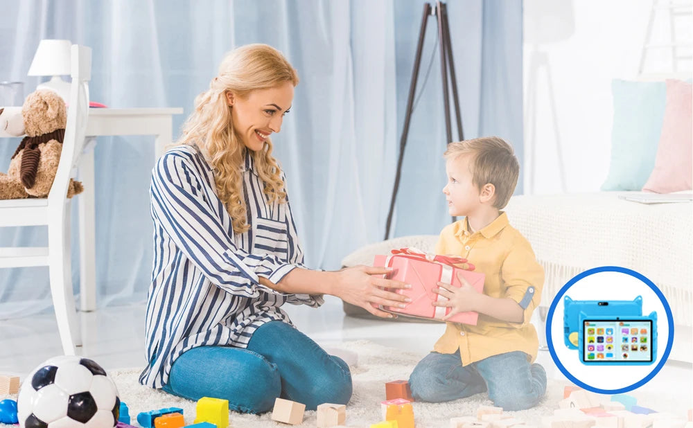 BDF 7-Inch Kids Tablet – Safe, Fun, and Educational Android 13 Device for Children