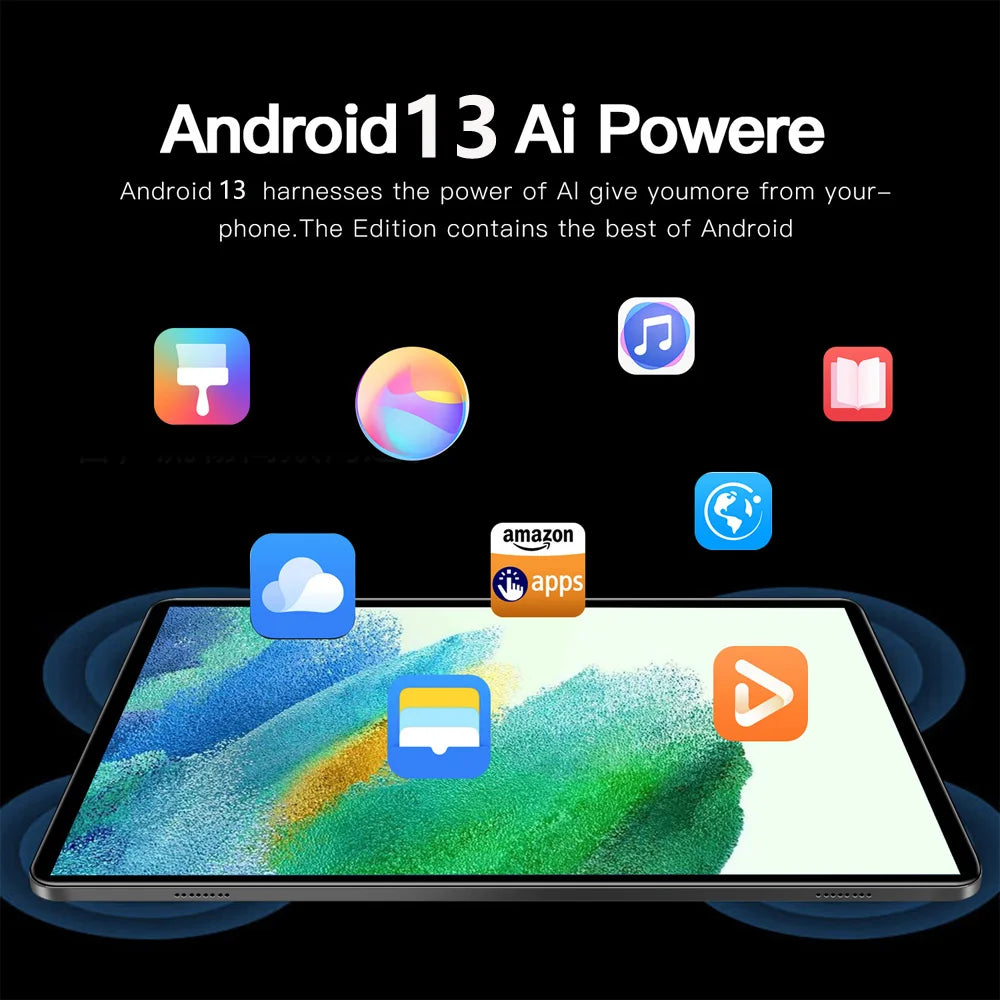 10.1" Android 13 Tablet – Octa-Core, Dual SIM, 4GB RAM, 64GB Storage
