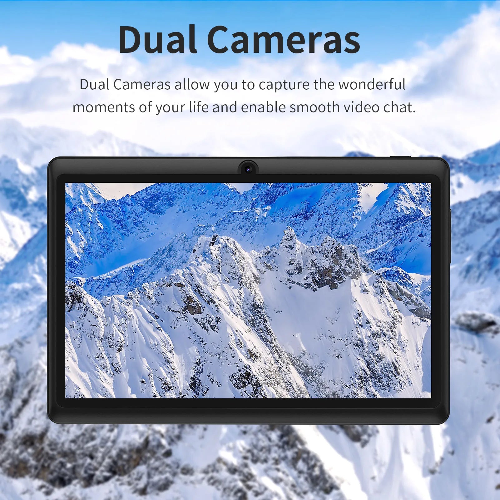 Pritom 7" Tablet PC – Android 13, Quad-Core, 4GB RAM, 32GB Storage