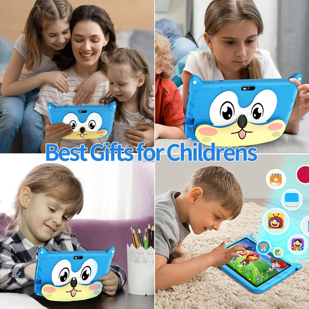 BDF 7-Inch Kids Tablet – Safe, Fun, and Educational Android 13 Device for Children
