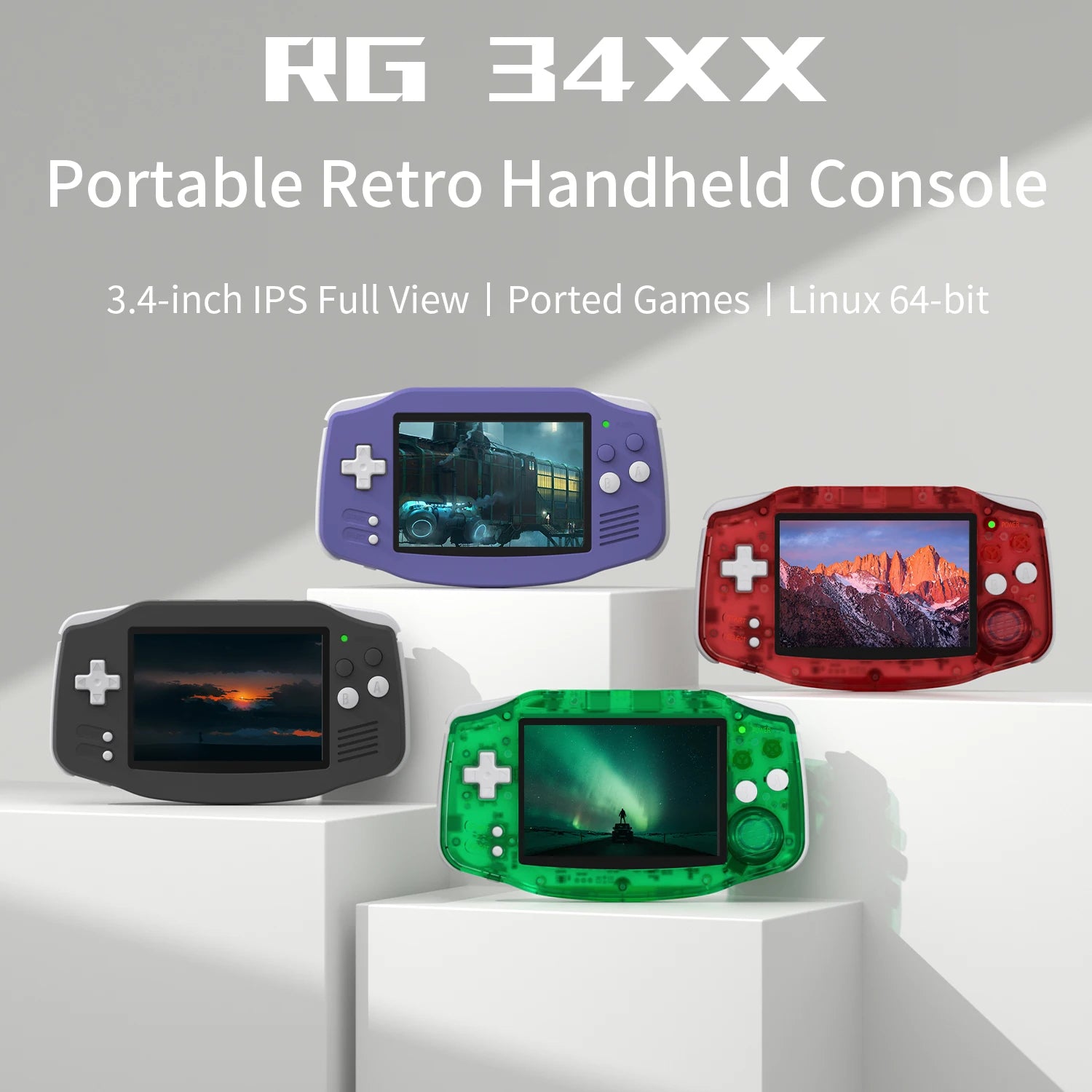 ANBERNIC RG34XX Retro Handheld Game Console