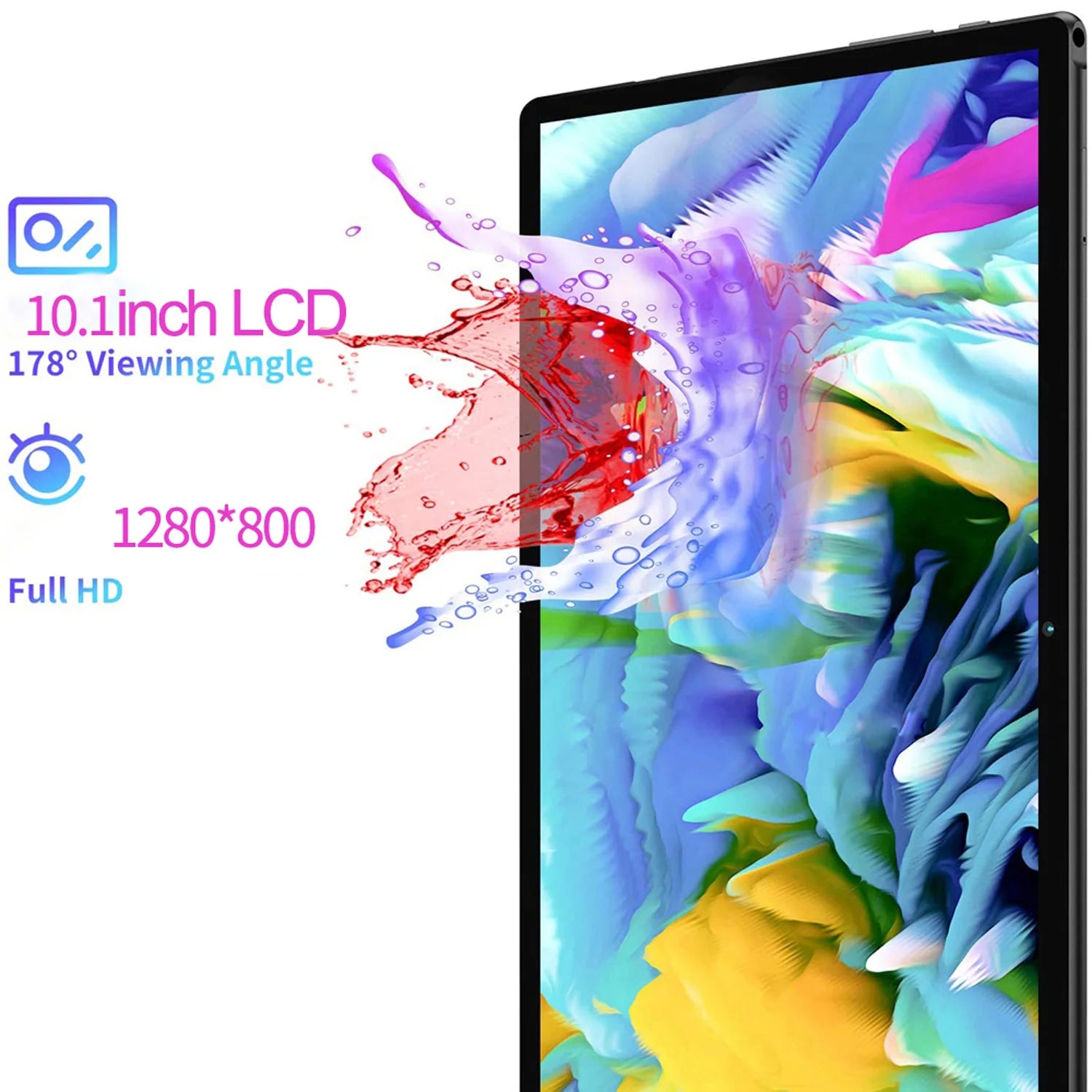 10.1" Android 13 Tablet – Octa-Core, Dual SIM, 4GB RAM, 64GB Storage