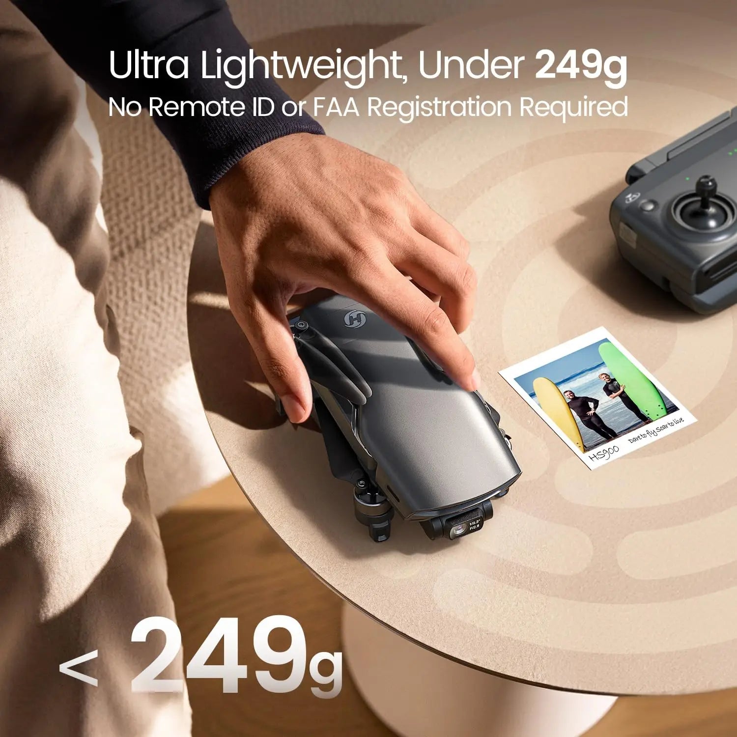 HS900 GPS Drone – 4K Camera, 3-Axis Gimbal, 48MP Photos