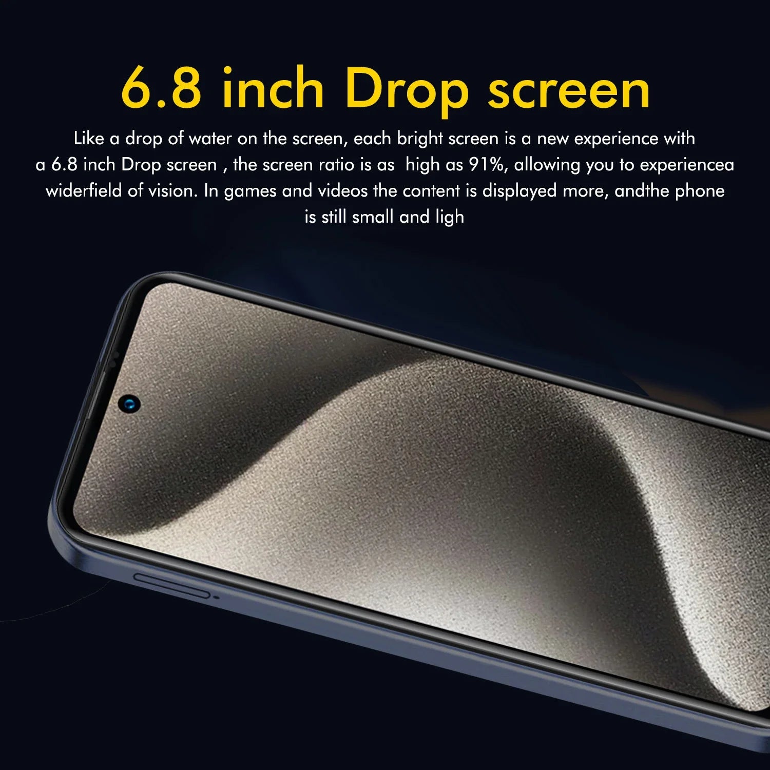 I16 Pro Max Smartphone – 6.8" Android, 12GB RAM, 512GB Storage