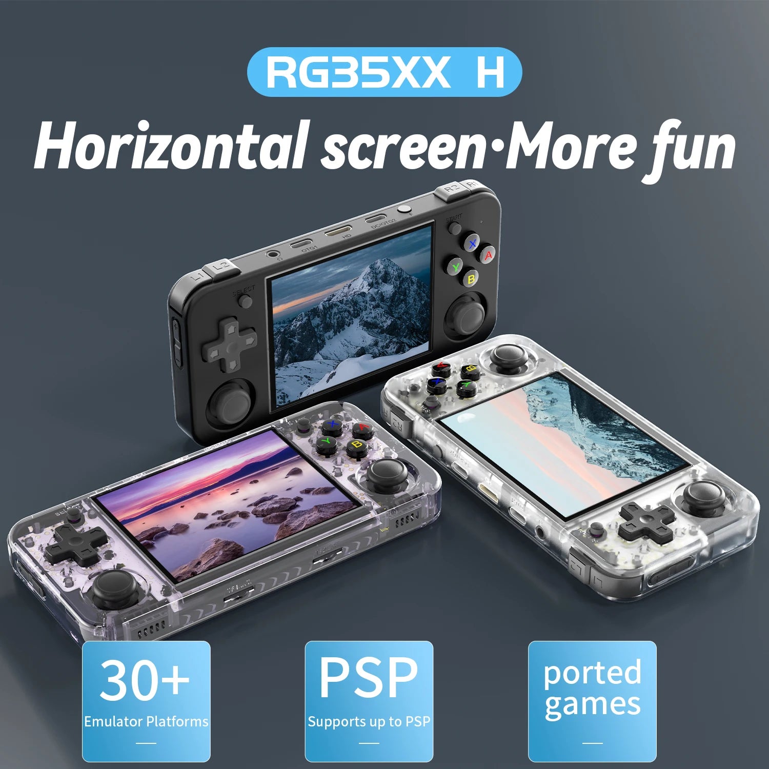 ANBERNIC RG35XX H Retro Handheld Game Console