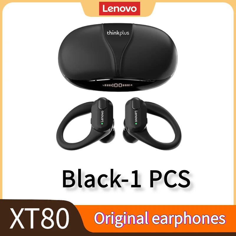 Original Thinkplus XT80 Wireless Headphones – Bluetooth 5.3 Sports Earbuds with Noise Reduction & Mic