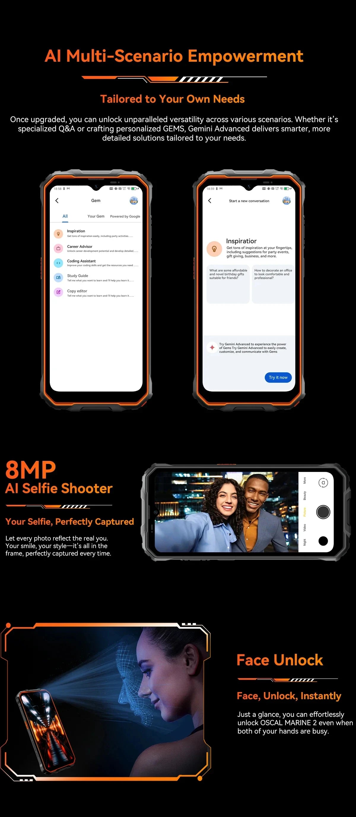 Blackview OSCAL Marine 2 Rugged Smartphone