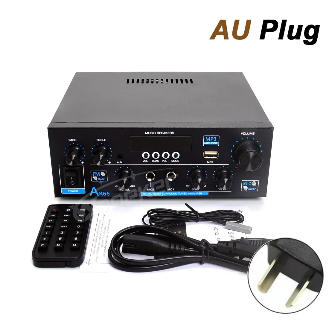 AK55 900W Bluetooth HiFi Amplifier