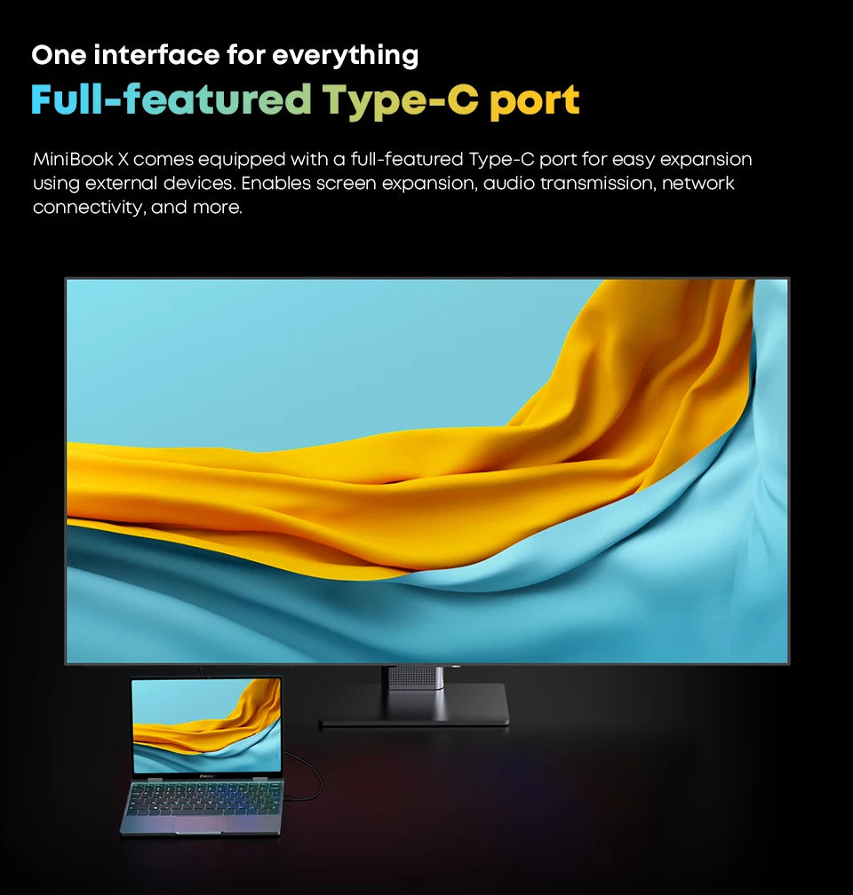 MiniBook X 2-in-1 Laptop Tablet