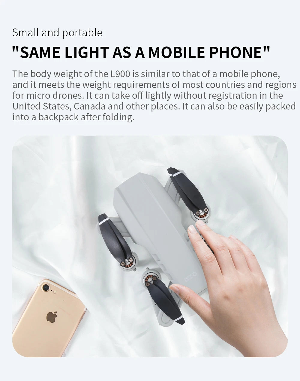 L900 Pro 4K GPS Drone – Dual Camera, Brushless Foldable Quadcopter