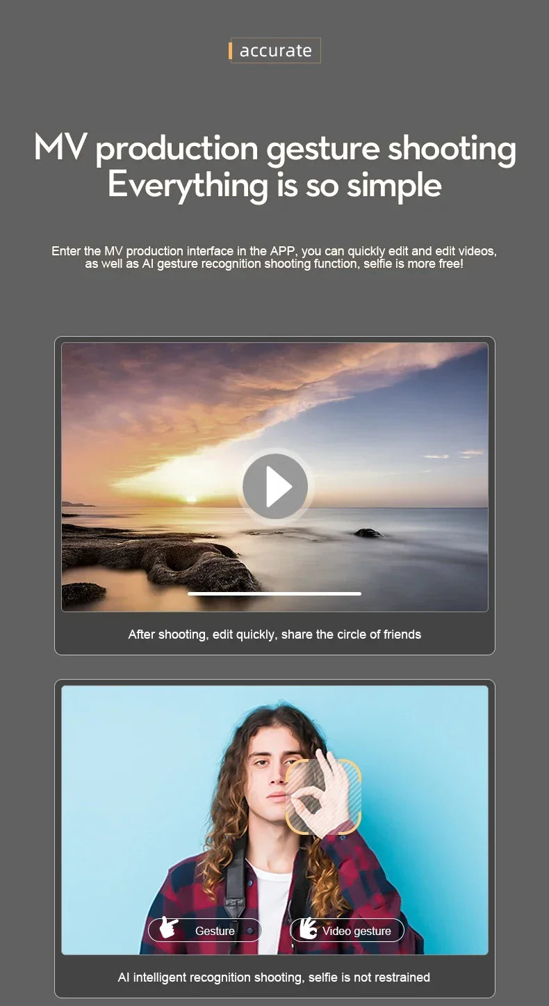 S2S Mini Drone – 8K HD Camera, Obstacle Avoidance, Foldable Quadcopter