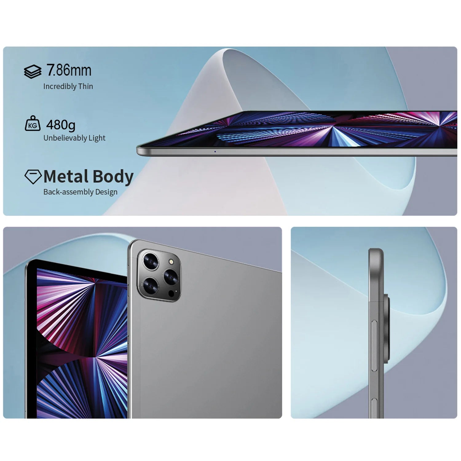 10.1" Android 13 Tablet – Octa-Core, Dual SIM, 4GB RAM, 64GB Storage