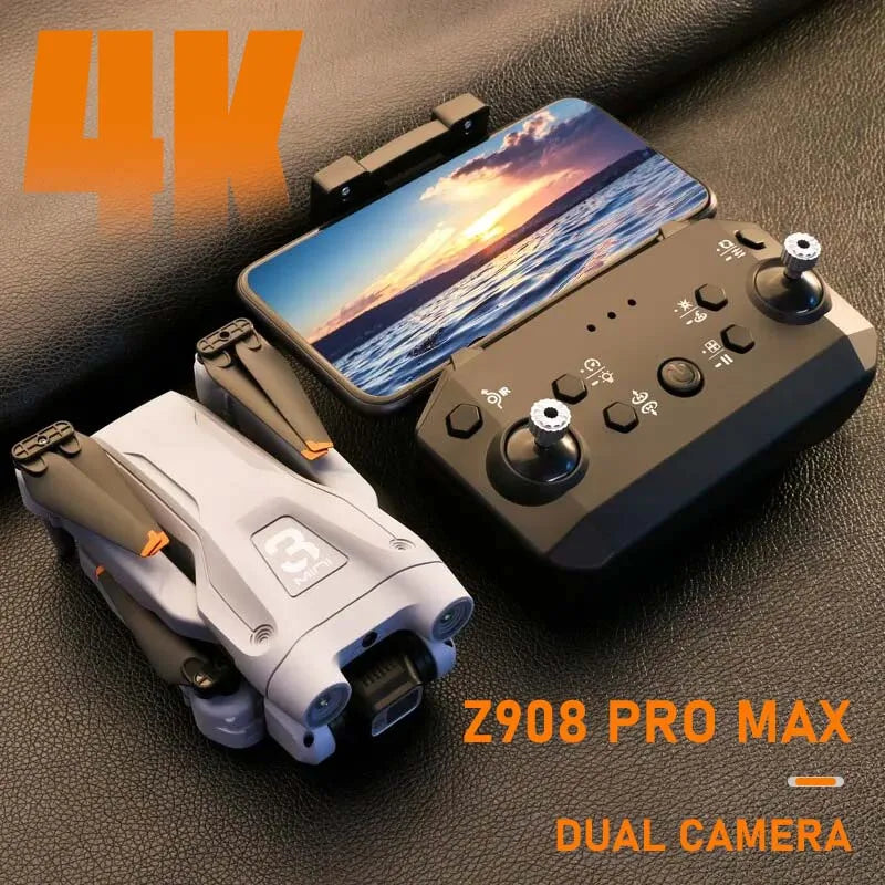 MINI Z908Pro Max Drone – 4K WiFi FPV, Brushless Foldable Quadcopter