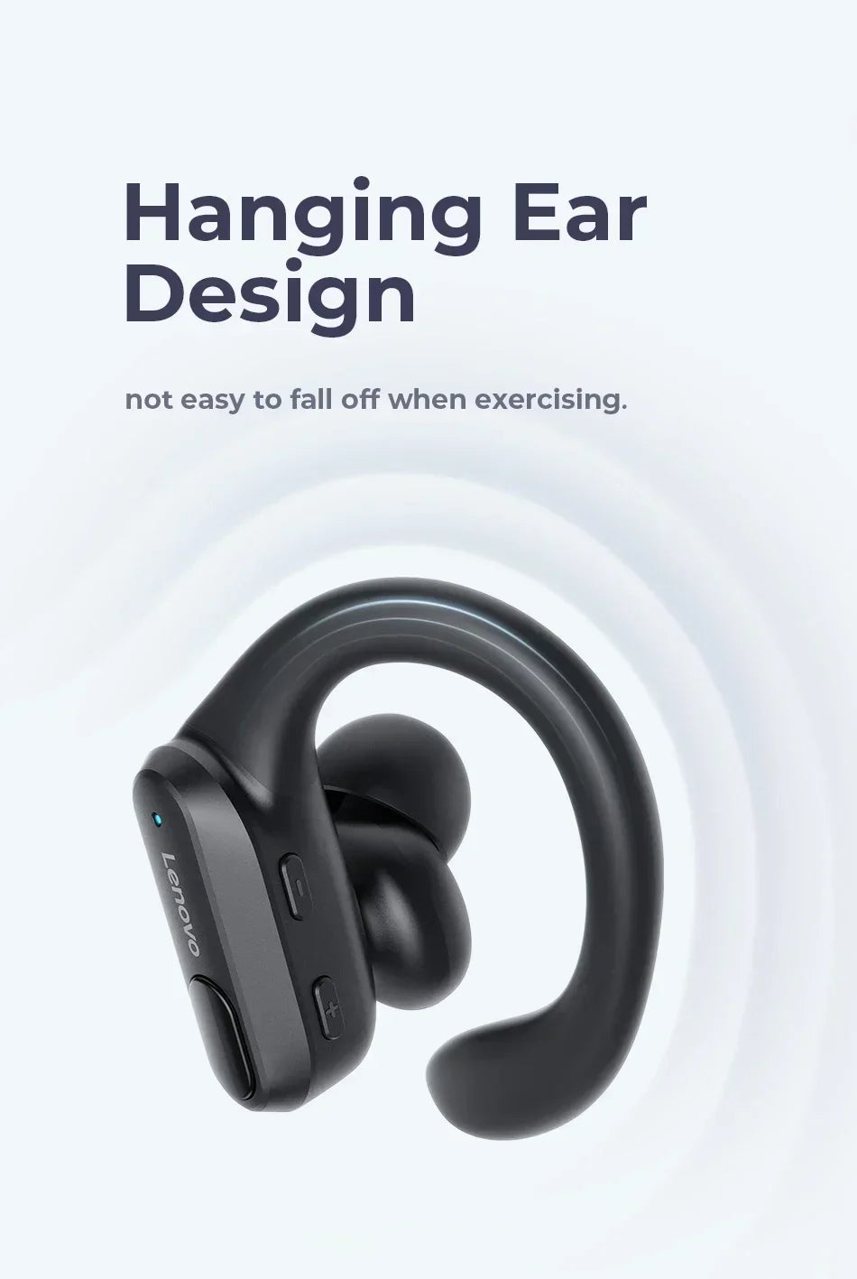 Original Thinkplus XT80 Wireless Headphones – Bluetooth 5.3 Sports Earbuds with Noise Reduction & Mic